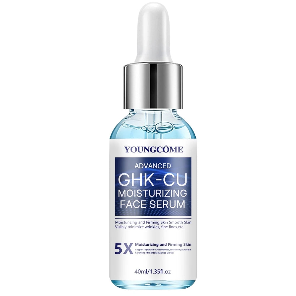 Cremă & Ser Anti-Îmbătrânire cu Peptide de Cupru GHK-CU – Fermitate și Hidratare Intensă