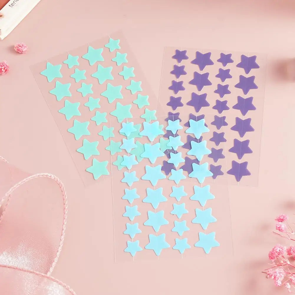 28Pcs Colorful Cute Star Shaped Acne Sticker Invisible Acne Cover Pimple Patch Skin Care