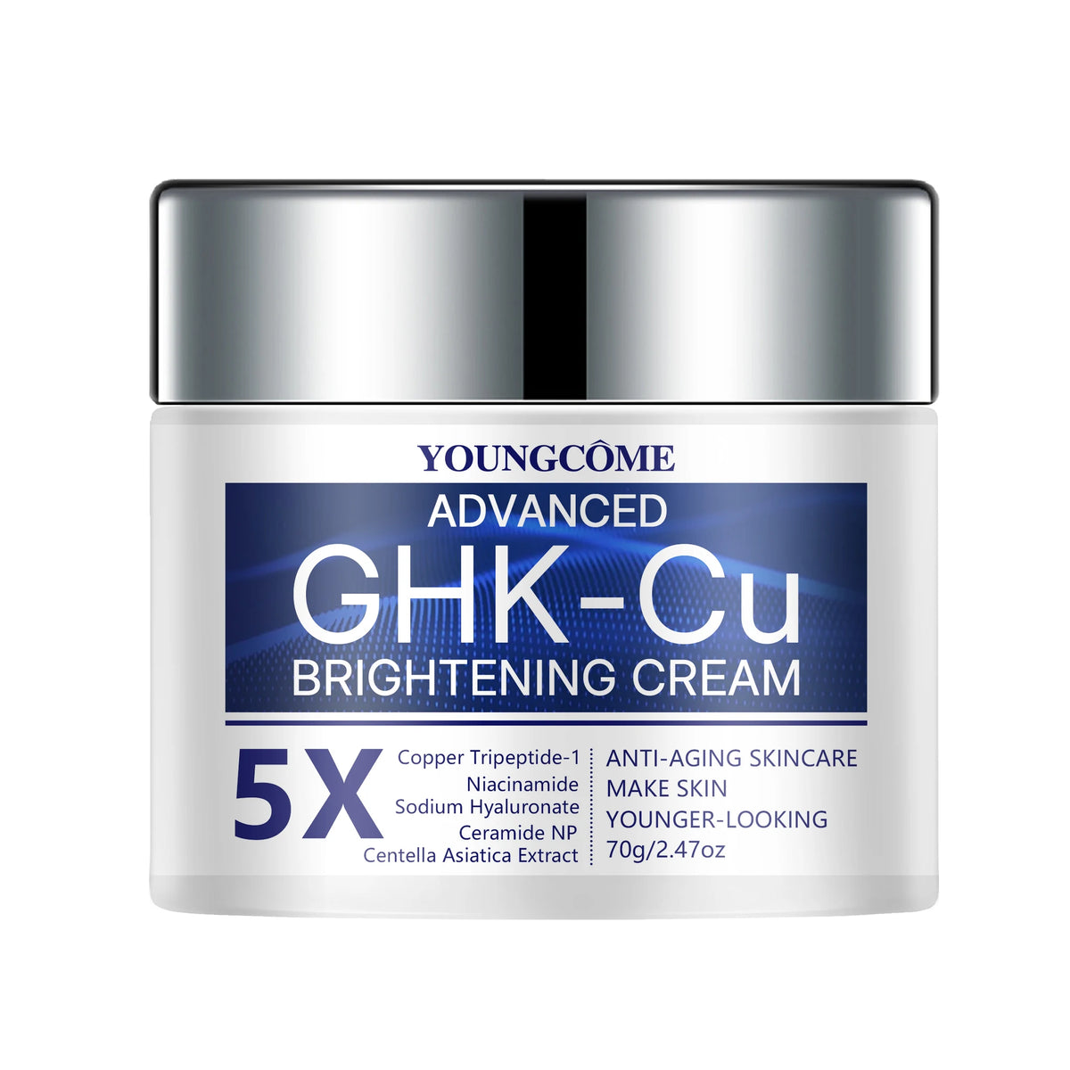 Cremă & Ser Anti-Îmbătrânire cu Peptide de Cupru GHK-CU – Fermitate și Hidratare Intensă