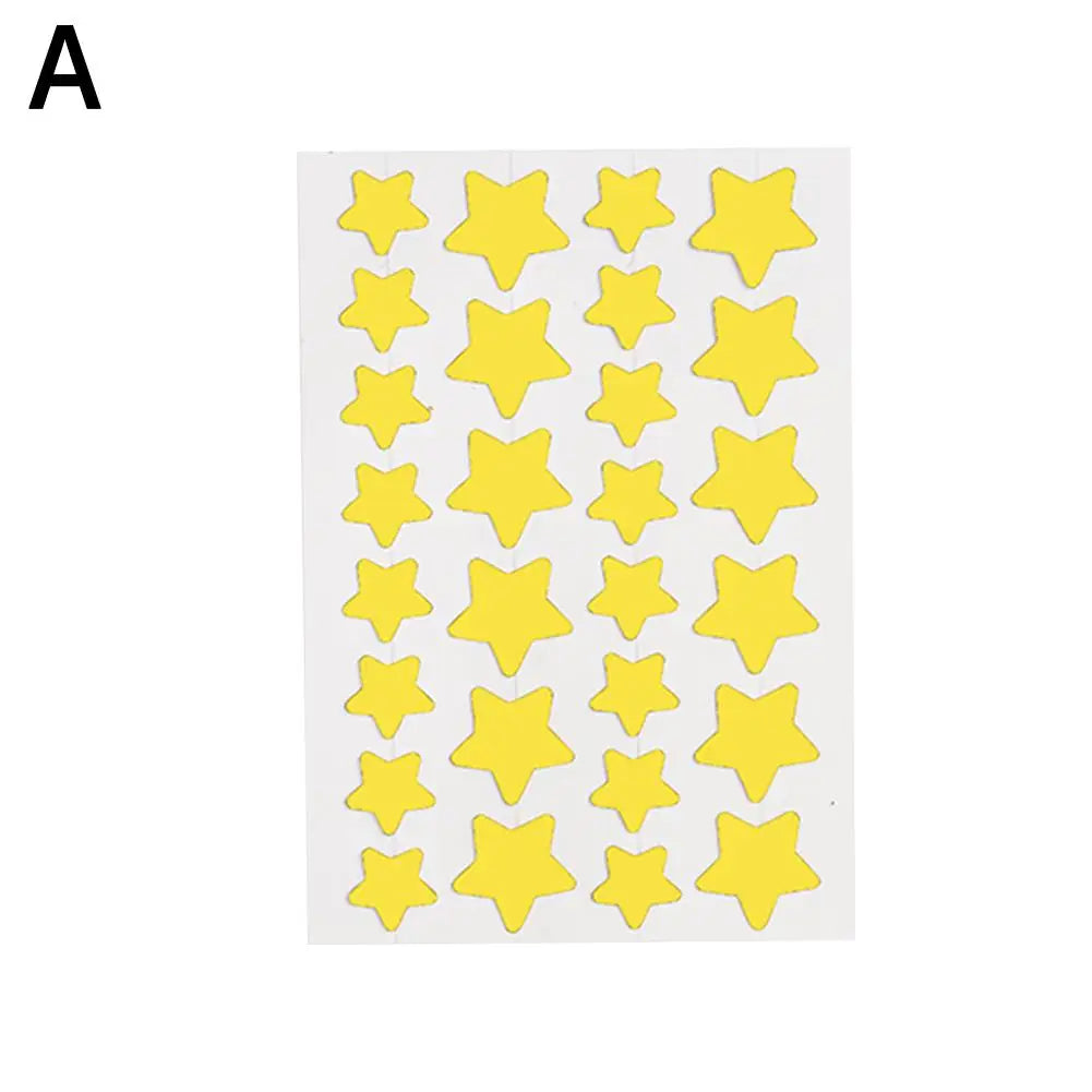 28Pcs Colorful Cute Star Shaped Acne Sticker Invisible Acne Cover Pimple Patch Skin Care