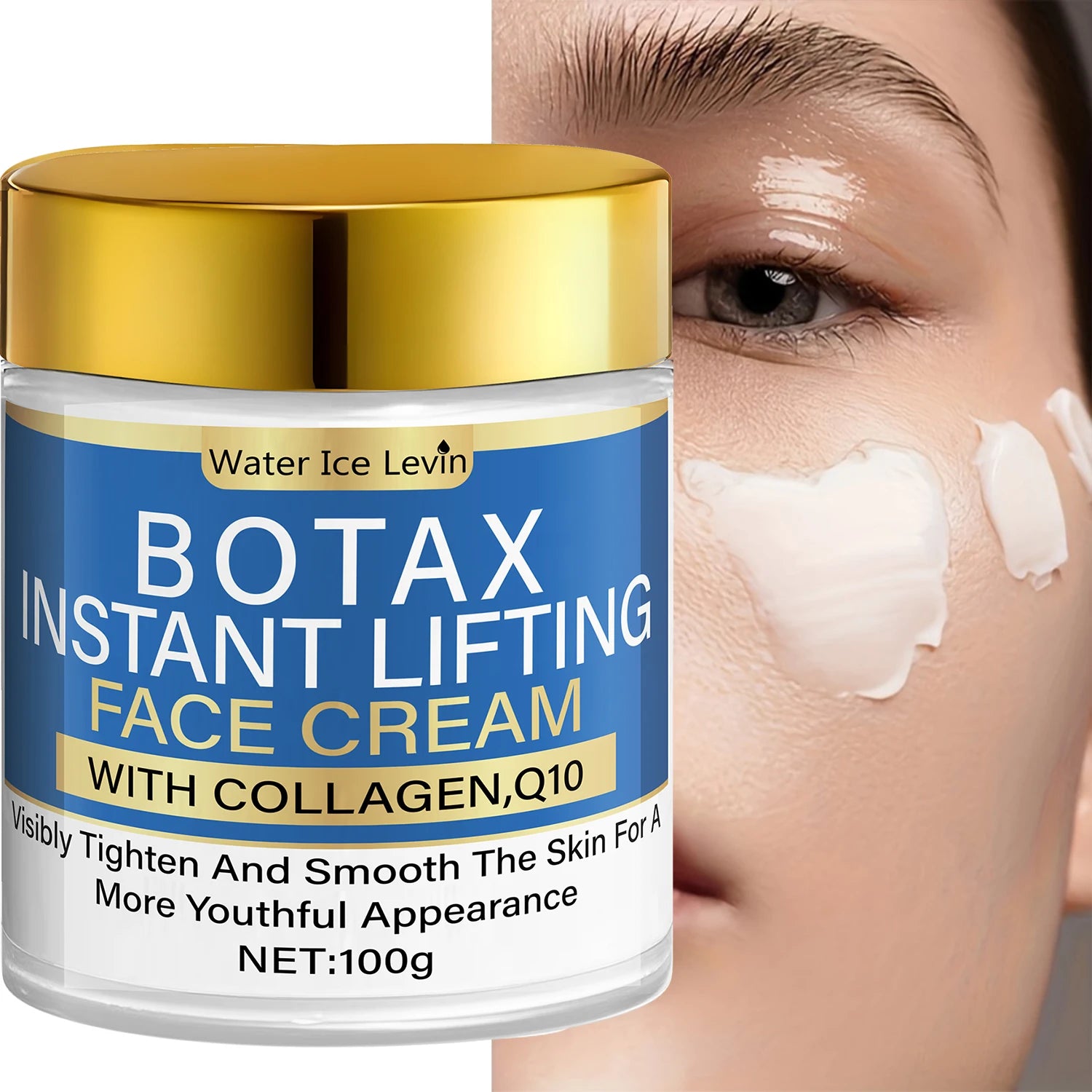 Cremă Lifting Facial cu Colagen și Q10 – Efect Tensor
