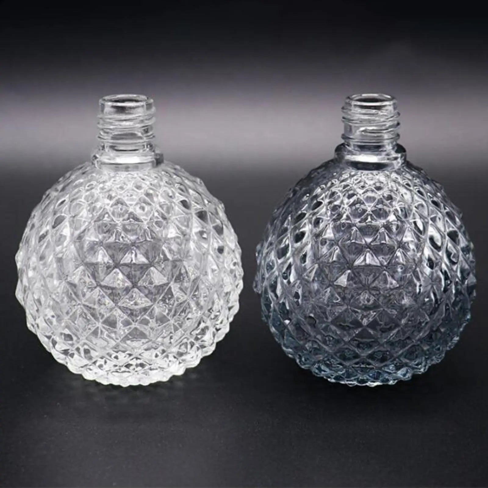 Flacon Parfum Vintage cu Ciucuri – Atomizor Transparent Reîncărcabil