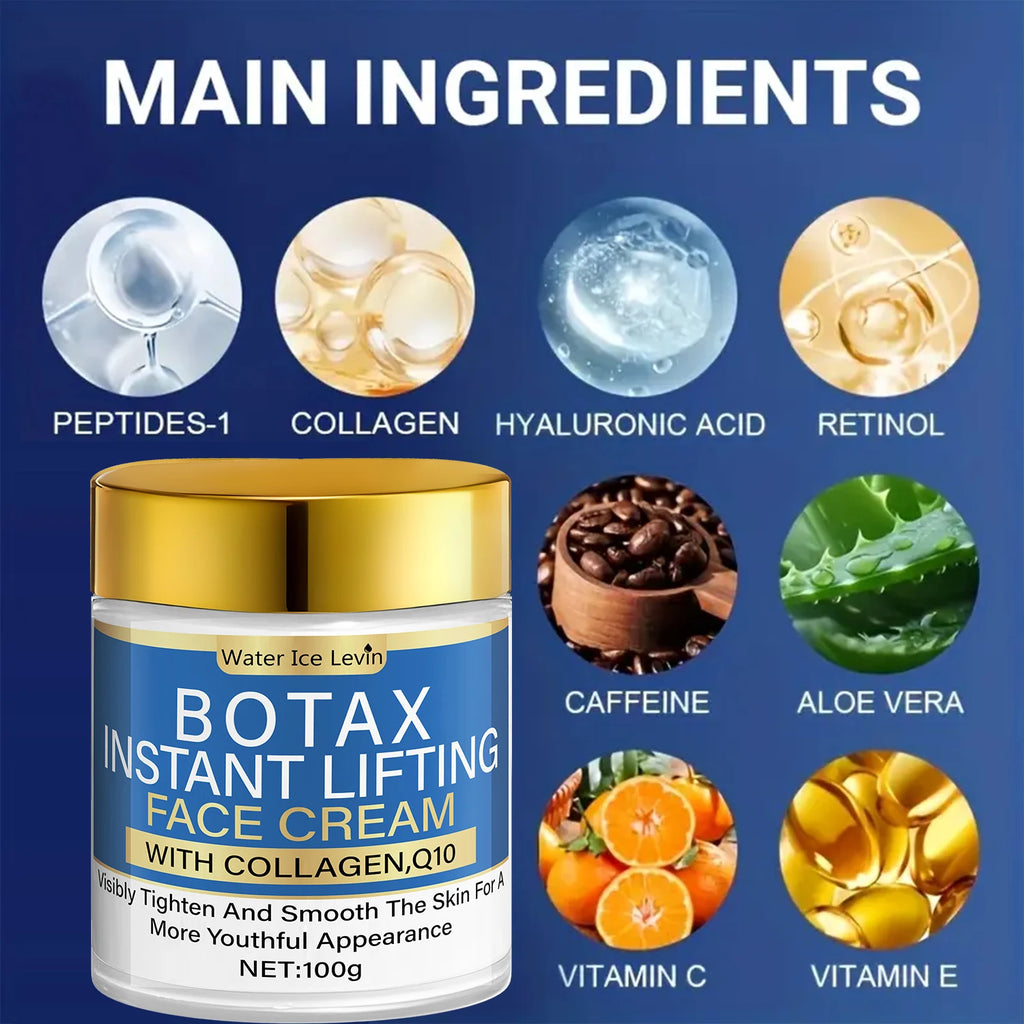 Cremă Lifting Facial cu Colagen și Q10 – Efect Tensor